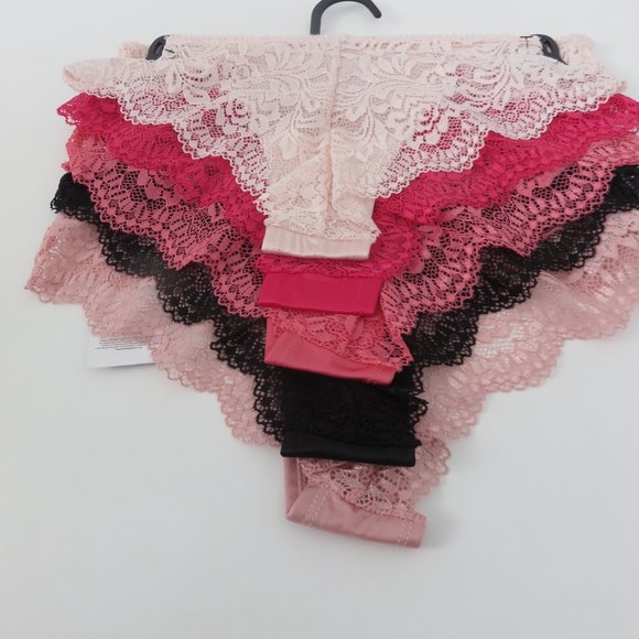 (#F) Marilyn Monroe Cheeky Lace underwear panties 5 pairs - Picture 5 of 5